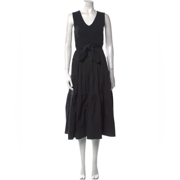 Jason Wu Black Tiered Dress - Picture 3 of 7